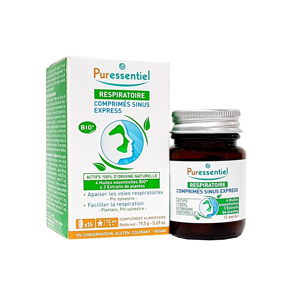 Puressentiel Respirazione - Compresse Sinus Express, 15 compresse