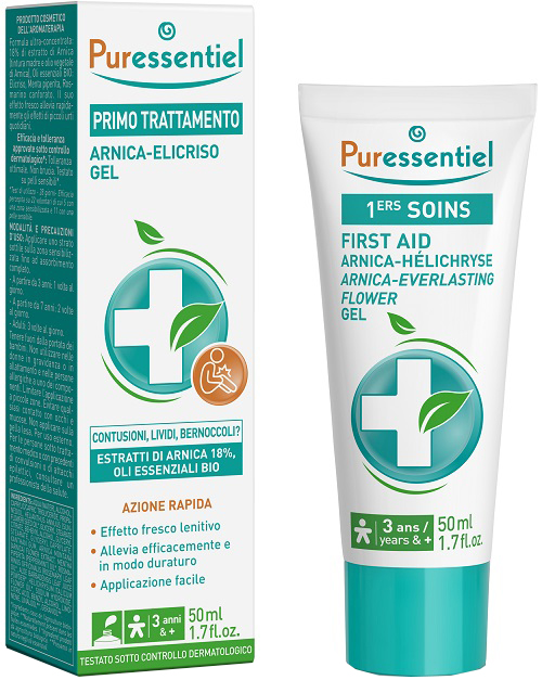 Puressentiel Primo Trattamento Arnica Elicriso Gel Contusioni Lividi e Bernoccoli, 50ml — confronto prezzi