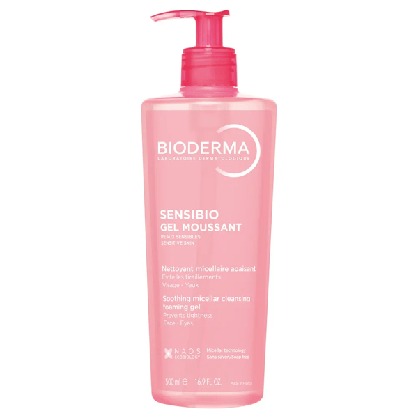 Bioderma Sensibio Gel Moussant Detergente Micellare Lenitivo 500 ml