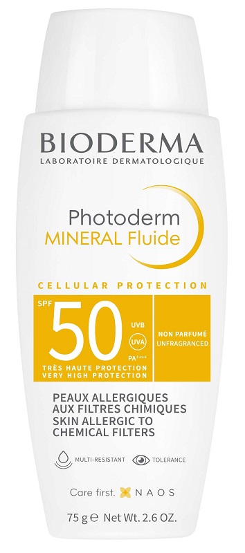 Bioderma Photoderm Mineral Fluide SPF50+ Crema Solare Minerale 75 g — confronto prezzi