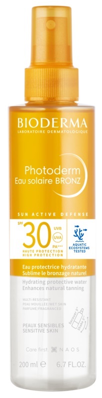 Bioderma Photoderm Eau Solaire Bronz Spf 30 Acqua Solare Protettiva Per Il Corpo 200ml — confronto prezzi