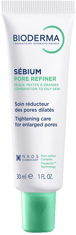 Bioderma Sebium Pore Refiner - Crema viso opacizzante per ridurre i pori dilatati, 30 ml