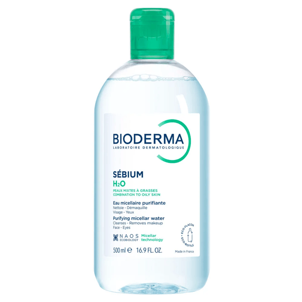 Bioderma Sébium H2O Acqua Micellare Detergente Struccante Pelle Mista Grassa 500 ml — confronto prezzi