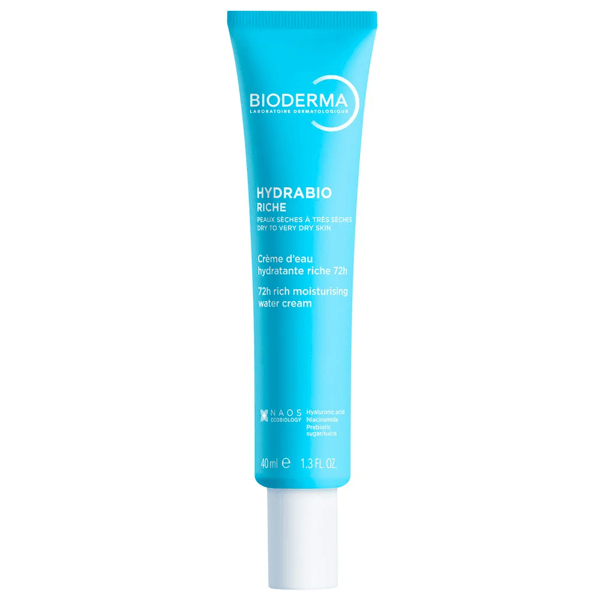 Bioderma Hydrabio Riche 40 ml Crema Viso Idratante per Pelle Secca