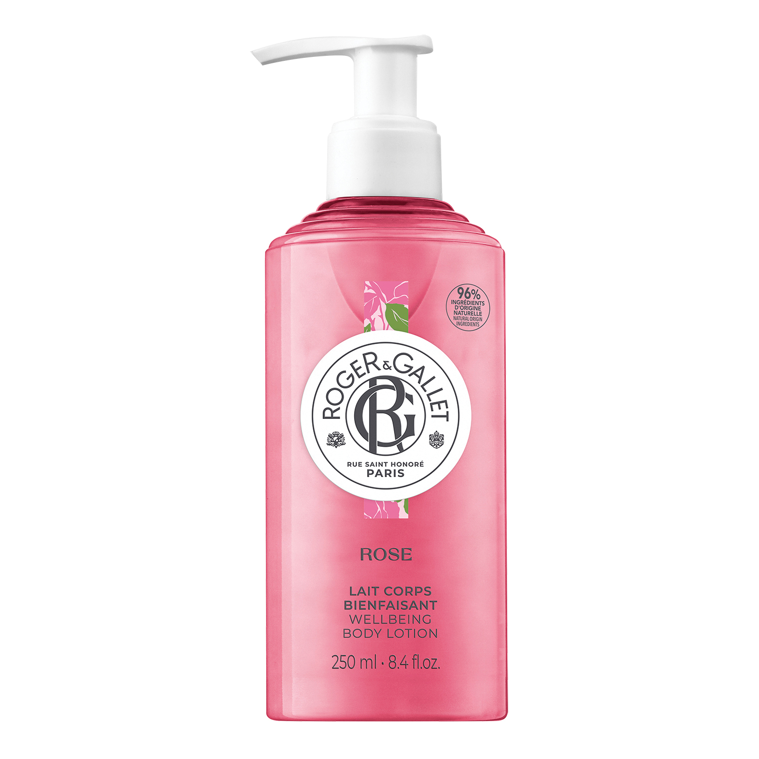 Roger & Gallet Lait Corps Rose - Latte corpo dalla fragranza floreale fruttata - 250 ml