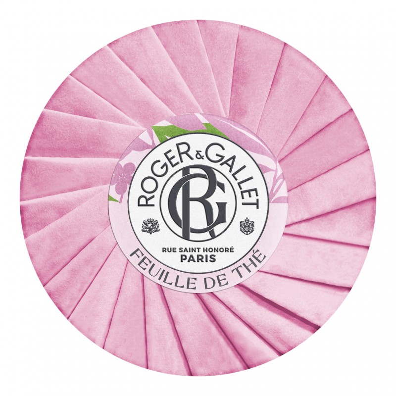 Roger & Gallet Feuille De Thè Saponetta - Saponetta rilassate al profumo di tè nero - 100 g