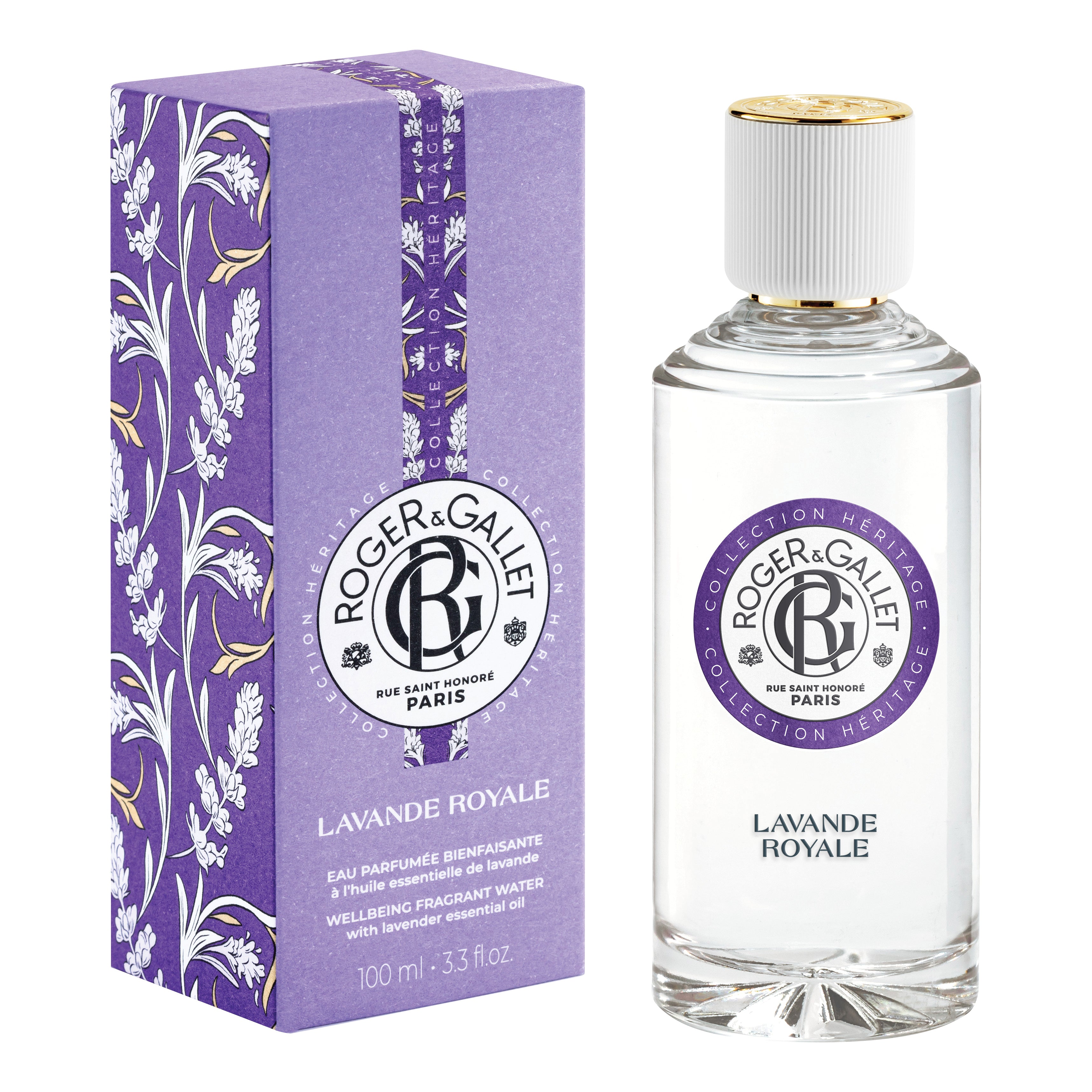 ROGER&GALLET Acqua Profumata di Benessere Lavande Royale 100 ml Profumo