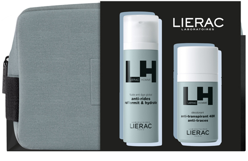 Lierac Trousse Natale Uomo Fluido 50 ml + Deodorante 50 ml