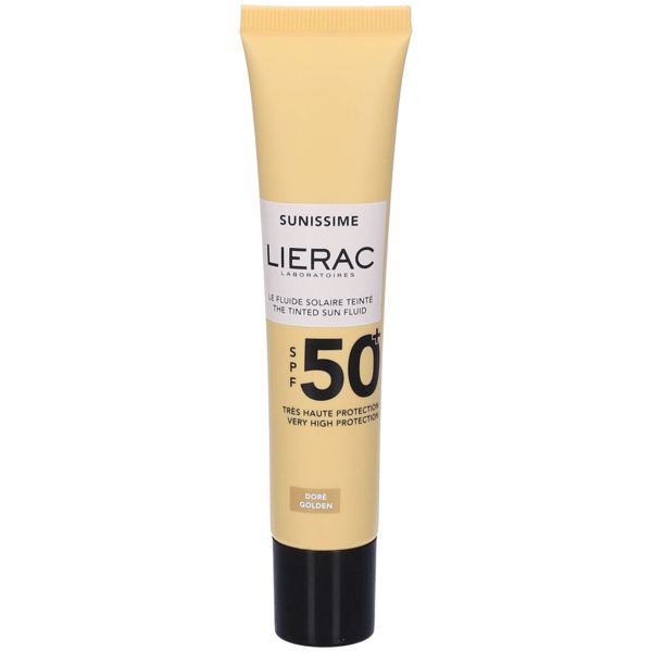Lierac Sunissime Fluido Solare Colorato Protezione Solare Anti-Età Viso SPF50+ Colore Dorè 40ml
