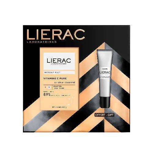 Lierac Routine Éclat Cofanetto con Siero Concentrato Luminosità 30 ml + Fluido correzione Occhiaie 15 ml