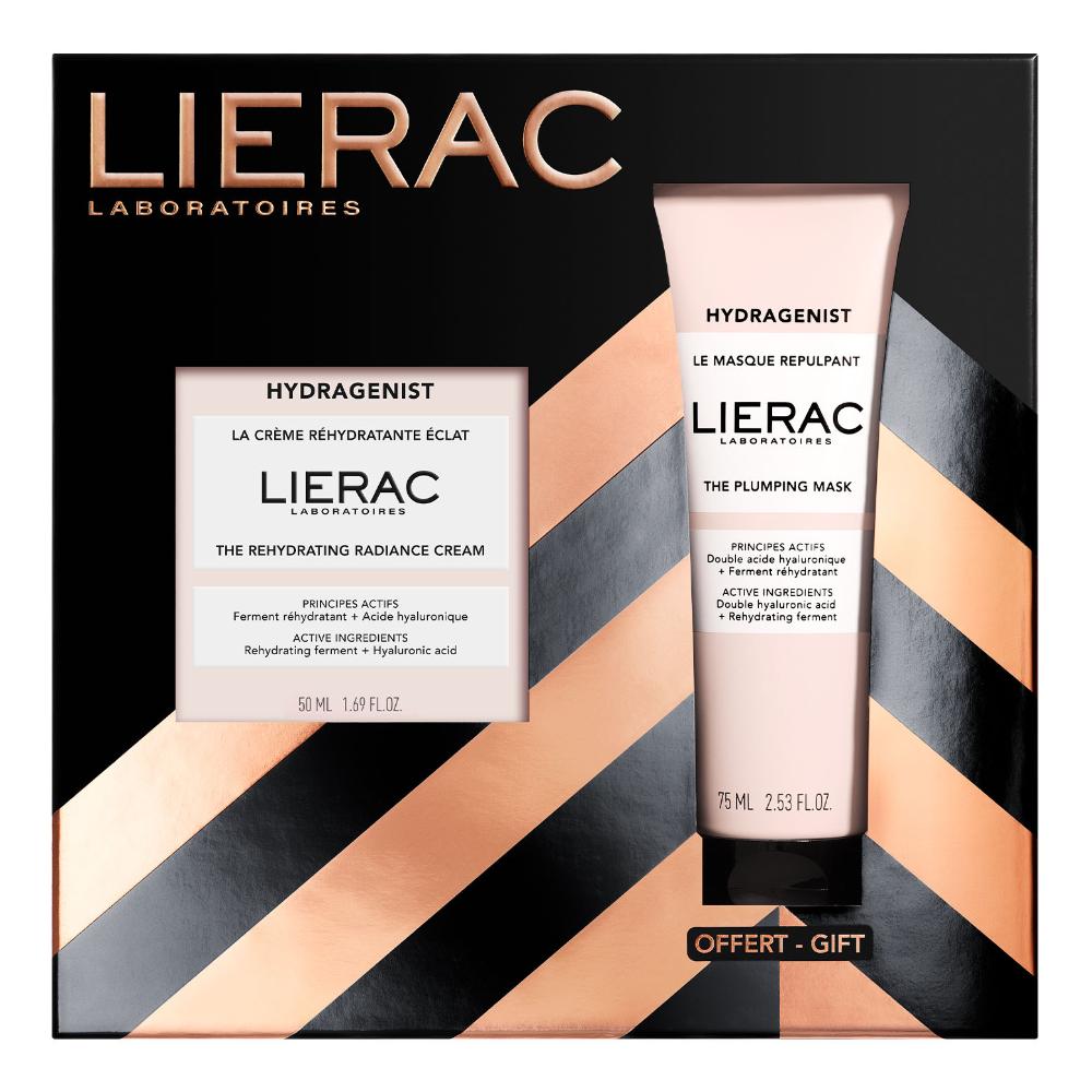 Lierac Hydragenist cofanetto Natale crema reidratante 50 ml e maschera rimpolpante 75 ml
