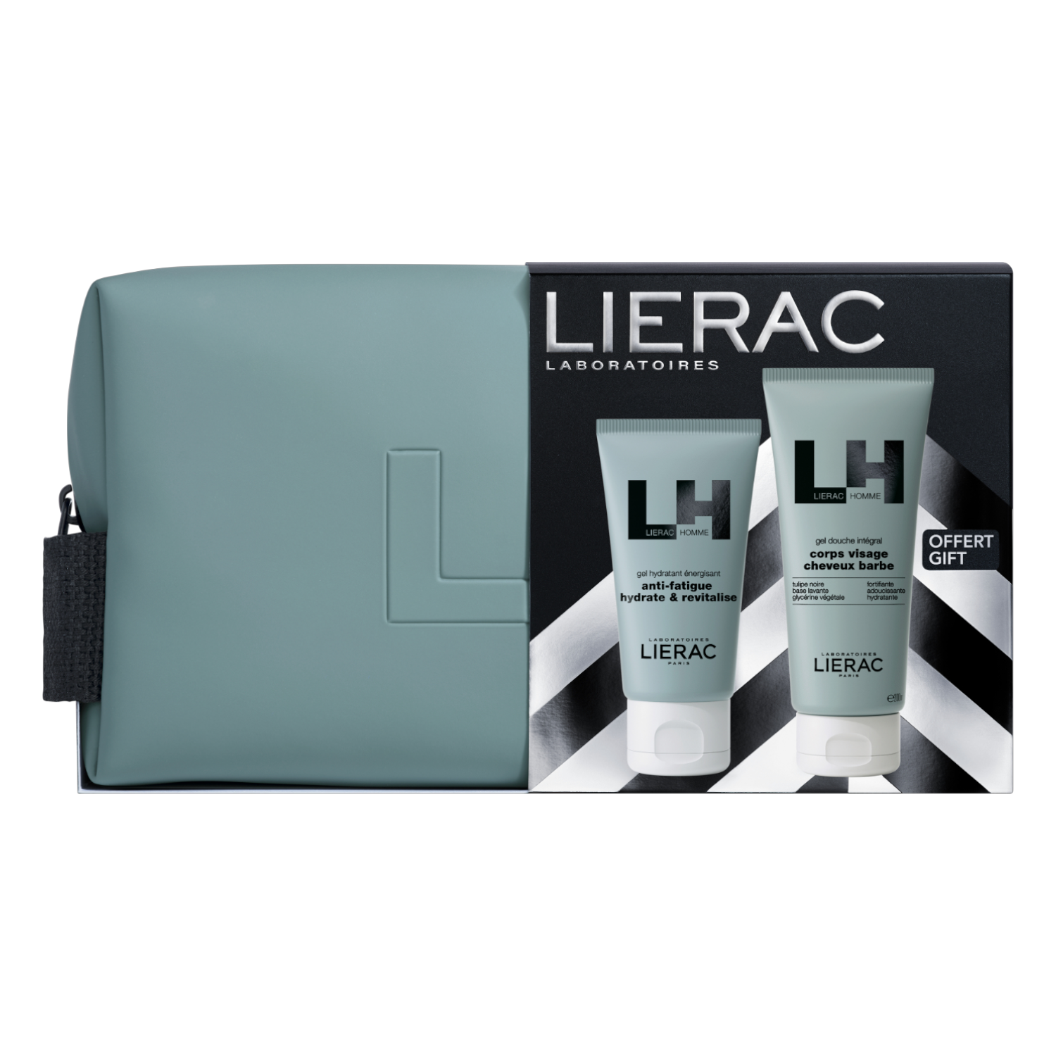 Lierac set natale homme gel idratante 50 ml + gel doccia 200 ml 2025