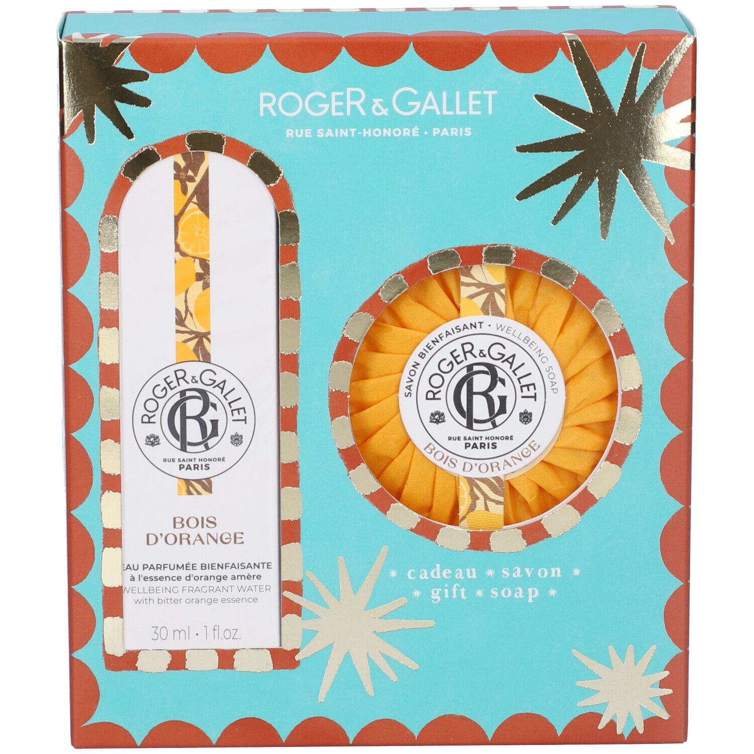 Roger&Gallet Bois d'Orange, acqua profumata 30 ml + saponetta 100 g