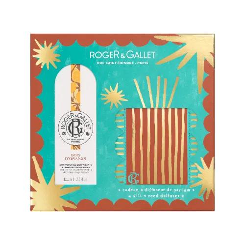 roger&gallet set natale bois d'orange eau de toilette 100 ml+ diffusore ambiente 25 ml 25