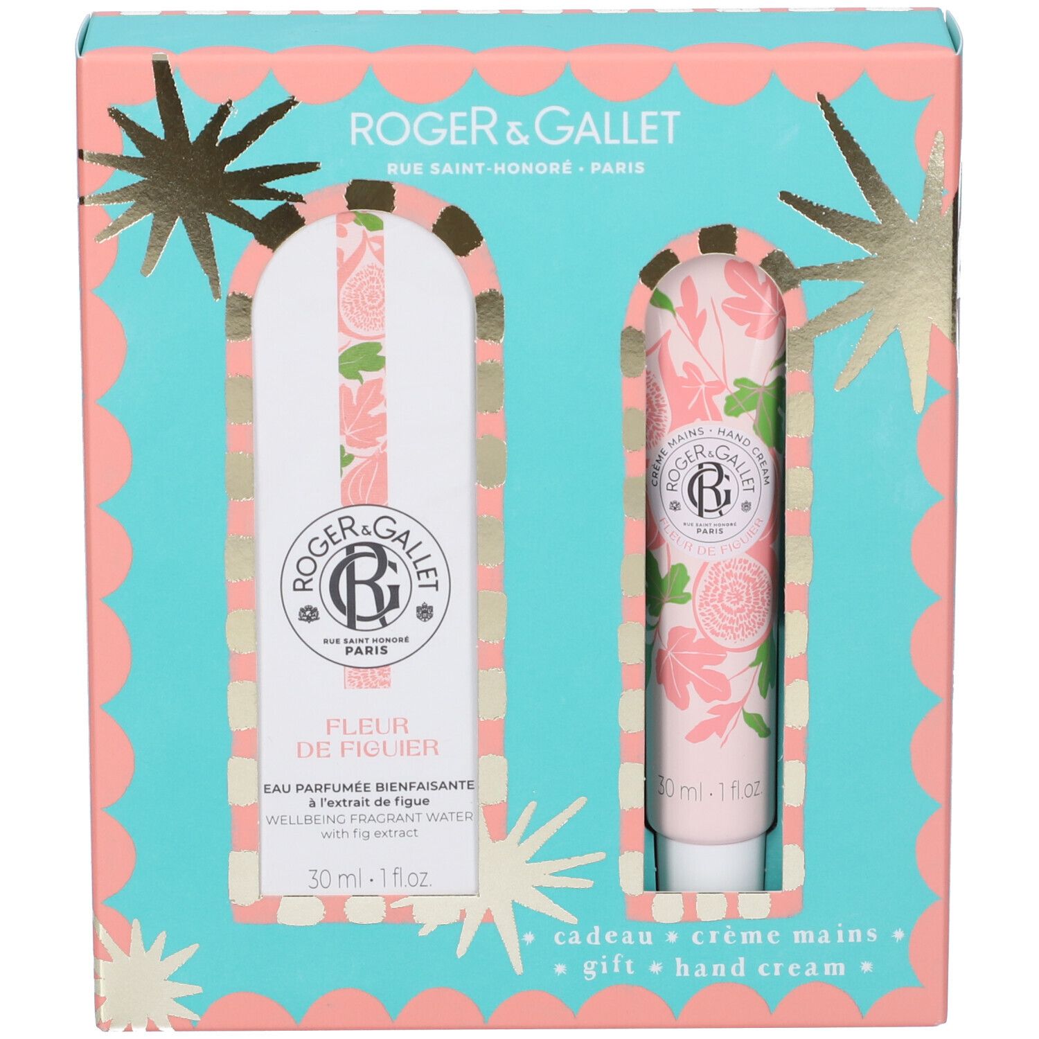 Fleur de Figuier Roger&Gallet, acqua profumata 30 ml + crema mani 30 ml