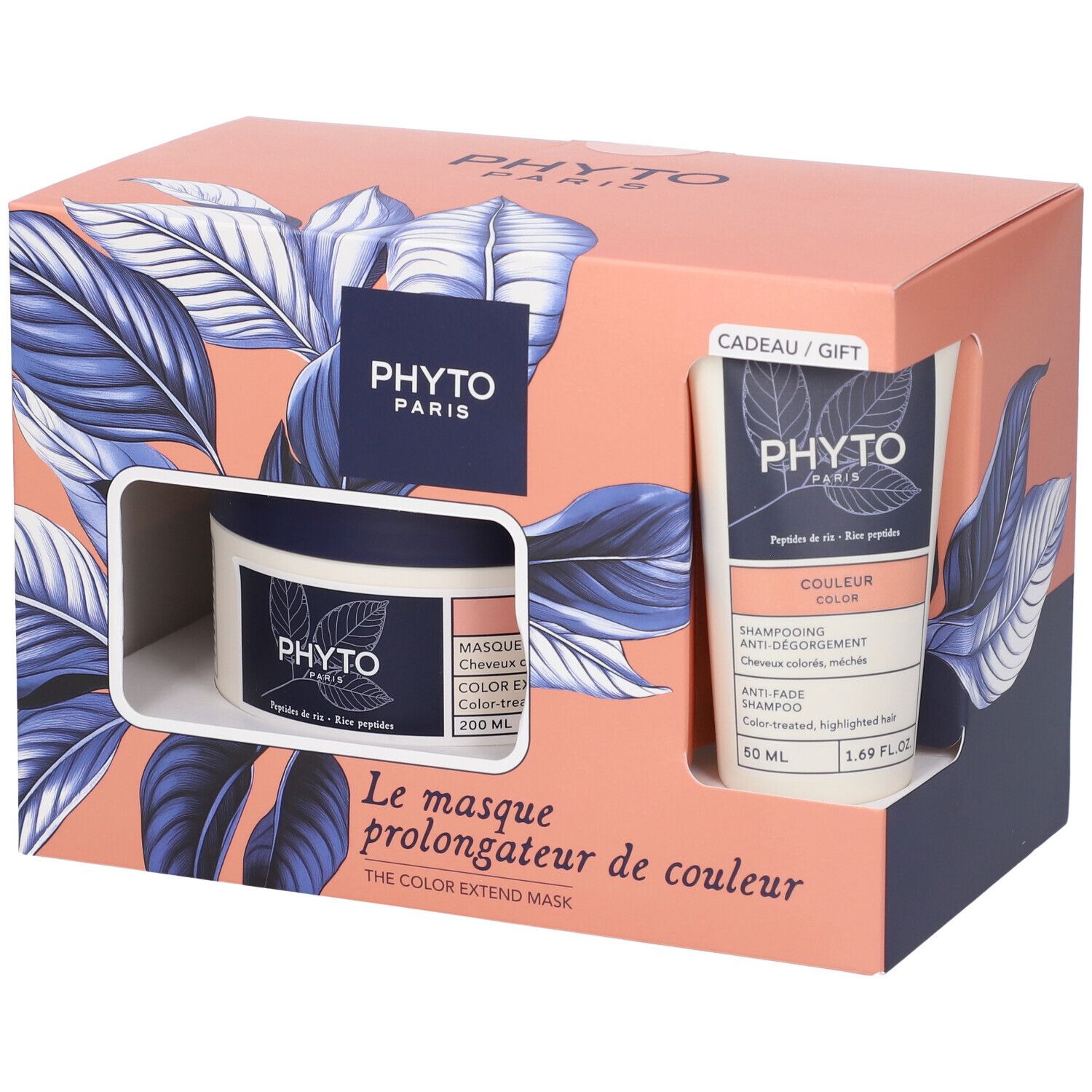 Phyto Paris Cofanetto Regalo Masque Prolongateur De Couleur Shampoo + Maschera 1 pz Set