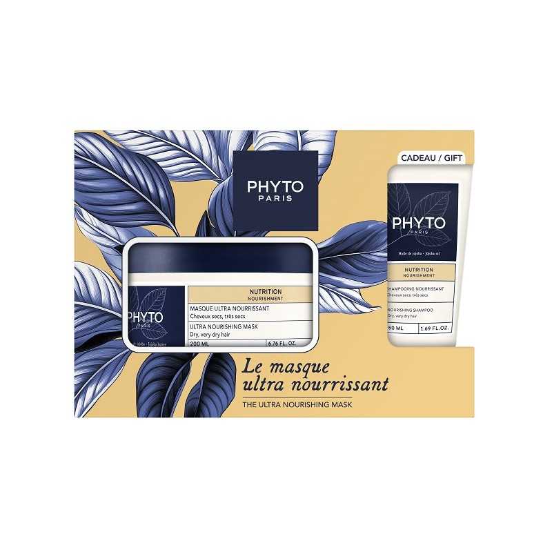 Phyto paris bellezza nutrimento 2025 1 maschera 200 ml + 1 shampoo 50 ml — confronto prezzi