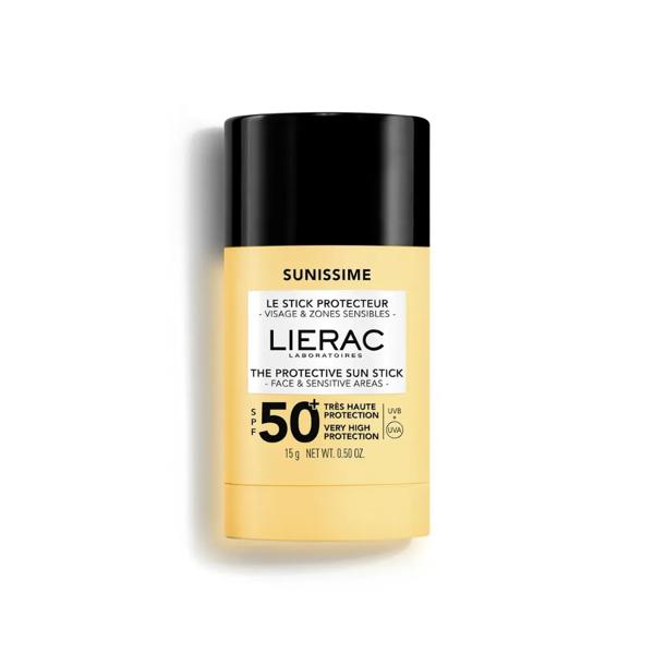 Lierac Sunissime Stick Protezione Solare SPF 50+ Viso 15 gr ad Azione Anti-Età Finish Invisibile