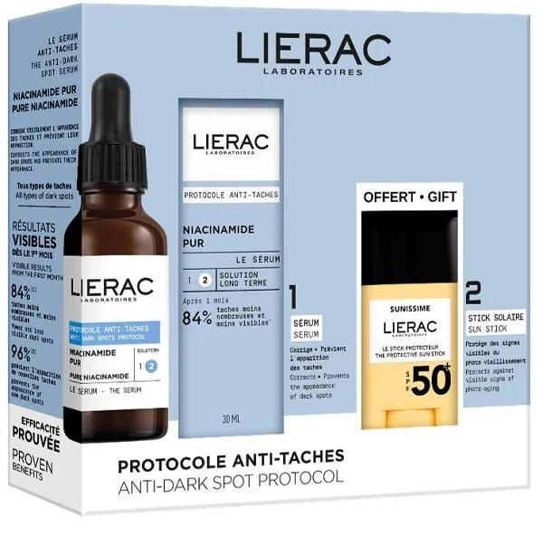 Lierac Protocollo Anti-Macchie con Siero Anti-Macchie 30 ml + Stick Sunissime Protettivo SPF 50+ — confronto prezzi
