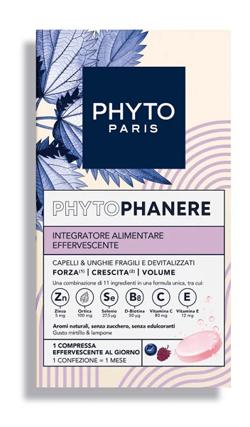 Phyto Phytophanere Bipacco 2x15 Compresse Effervescenti Integratore per Capelli e Unghie
