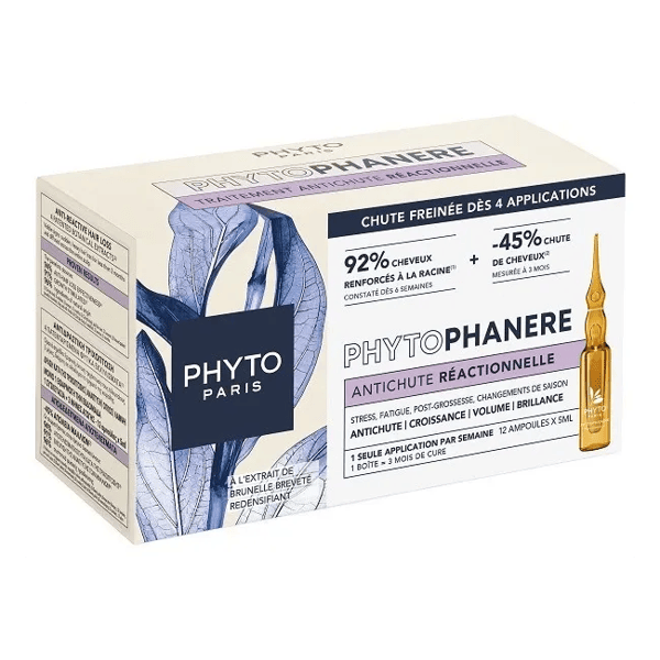 Phyto Paris Phytophanere Anticaduta Reactionnelle 12 Fiale da 5 Ml