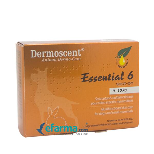 Dermoscent Essential 6 Spot-On Per L'igiene del Cane da 0 a 10 kg 4 Pipette — confronto prezzi