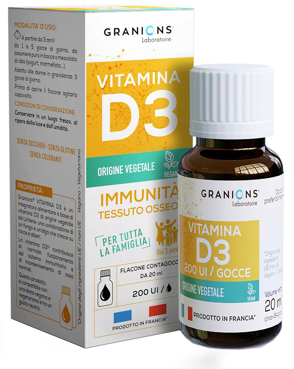 GRANIONS Vit.D3 Gtt 20ml — confronto prezzi