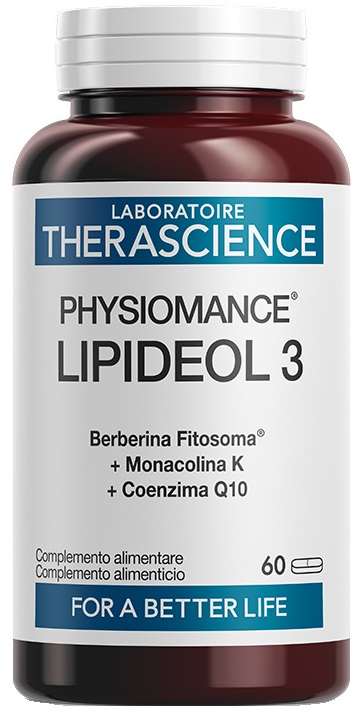 Physiomance Lipideol 3 Integratore Alimentare per Colesterolo e Trigliceridi 60 Compresse