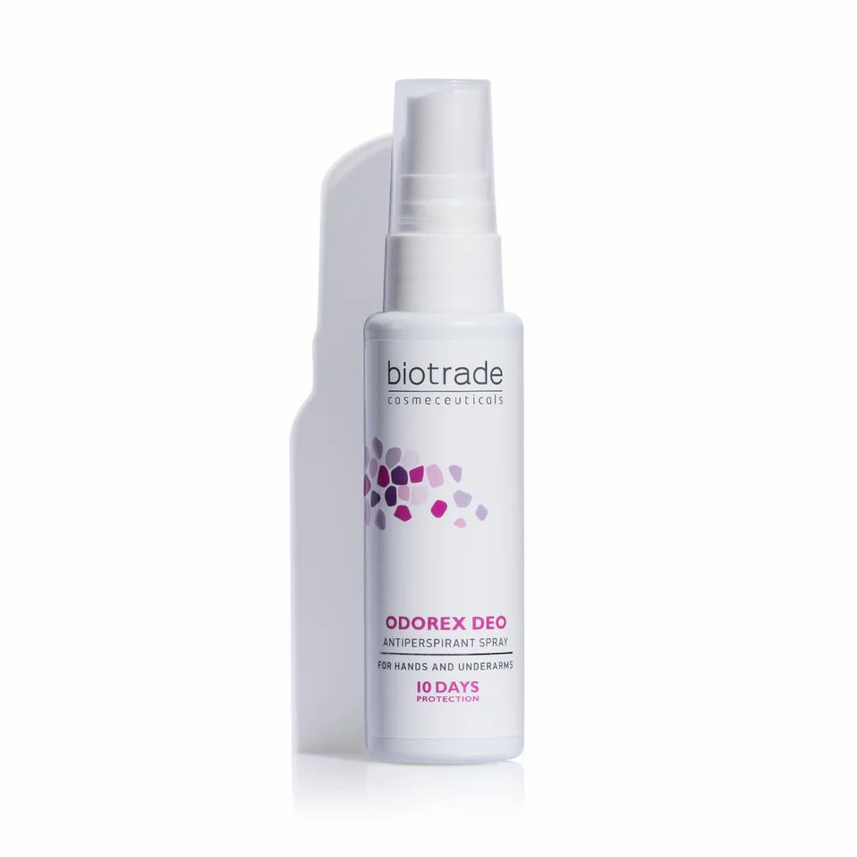 Odorex Deo Antitraspirante Spray Mani e Ascelle–10 giorni di protezione contro sudorazione eccessiva 40 ml