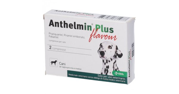 Anthelmin Plus Flavour 2 Compresse per Cani - Krka Farmaceutici