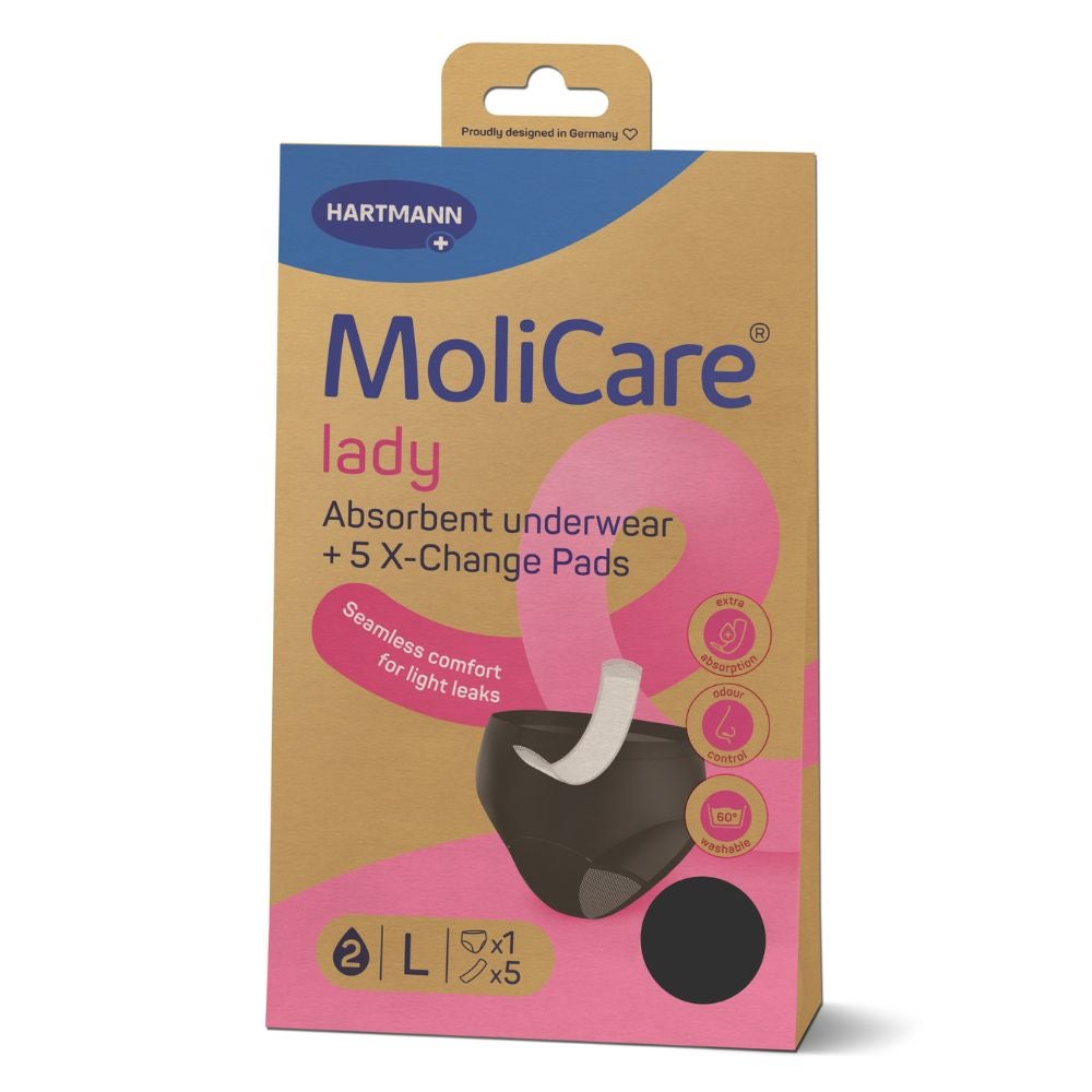 Hartmann MoliCare Lady Slip Donna Assorbenti e Rilavabili + 5X-Change Pads Taglia L