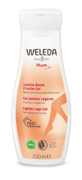 Weleda Gel Fresco Gambe 200 ml Sollievo Naturale per Gambe Stanche e Pesanti