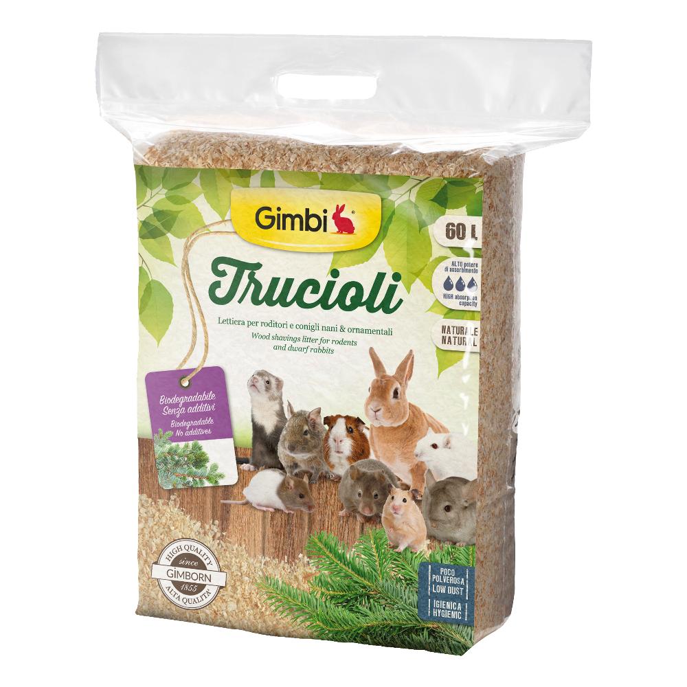 GIMBORN GIMBI LETTIERA RODITORI TRUCIOLI 60LT