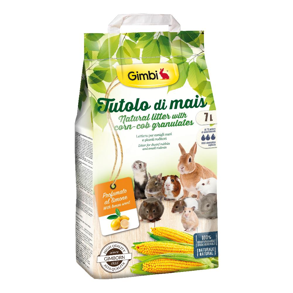 GIMBORN GIMBI LETTIERA RODITORI TUTOLO MAIS LIMONE 7LT