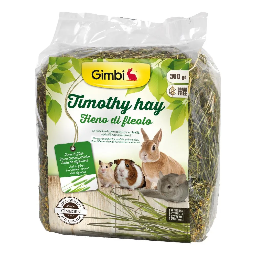 GIMBORN GIMBI FIENO RODITORI FLEOLO TIMOTHY HAY 500GR