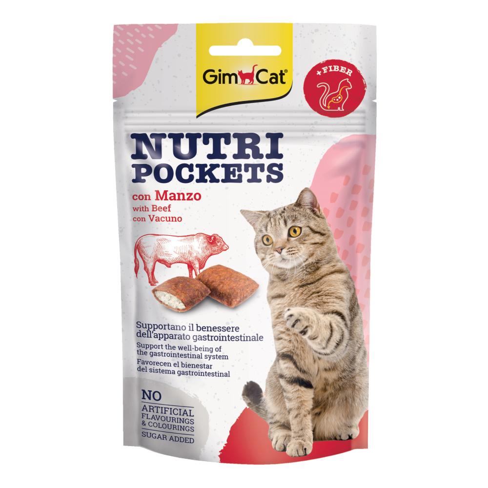 Gimcat nutri pockets manzo 60g — confronto prezzi
