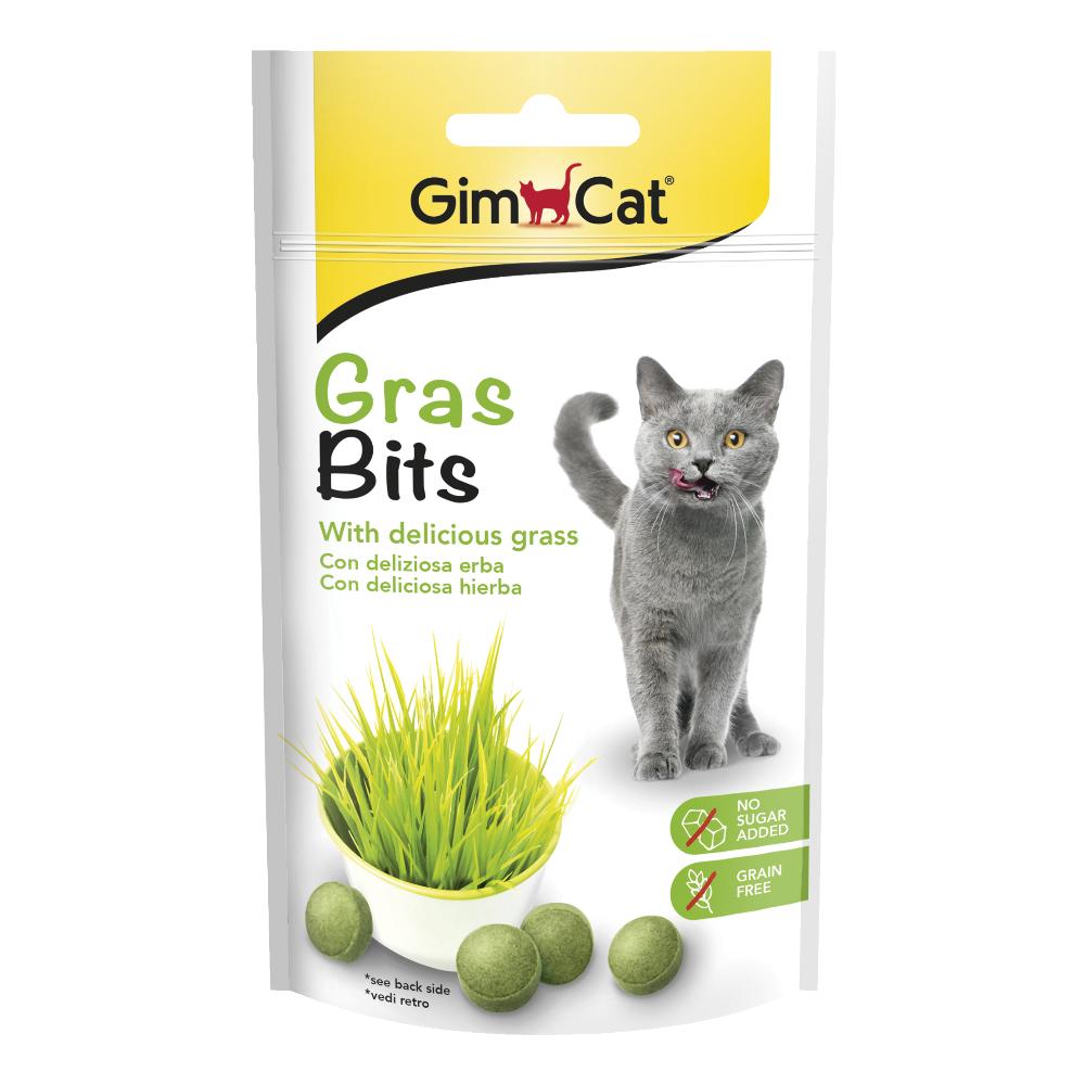 GIMBORN GIMCAT GATTO SNACK GRAS BITS VITAMINE ERBA 50GR