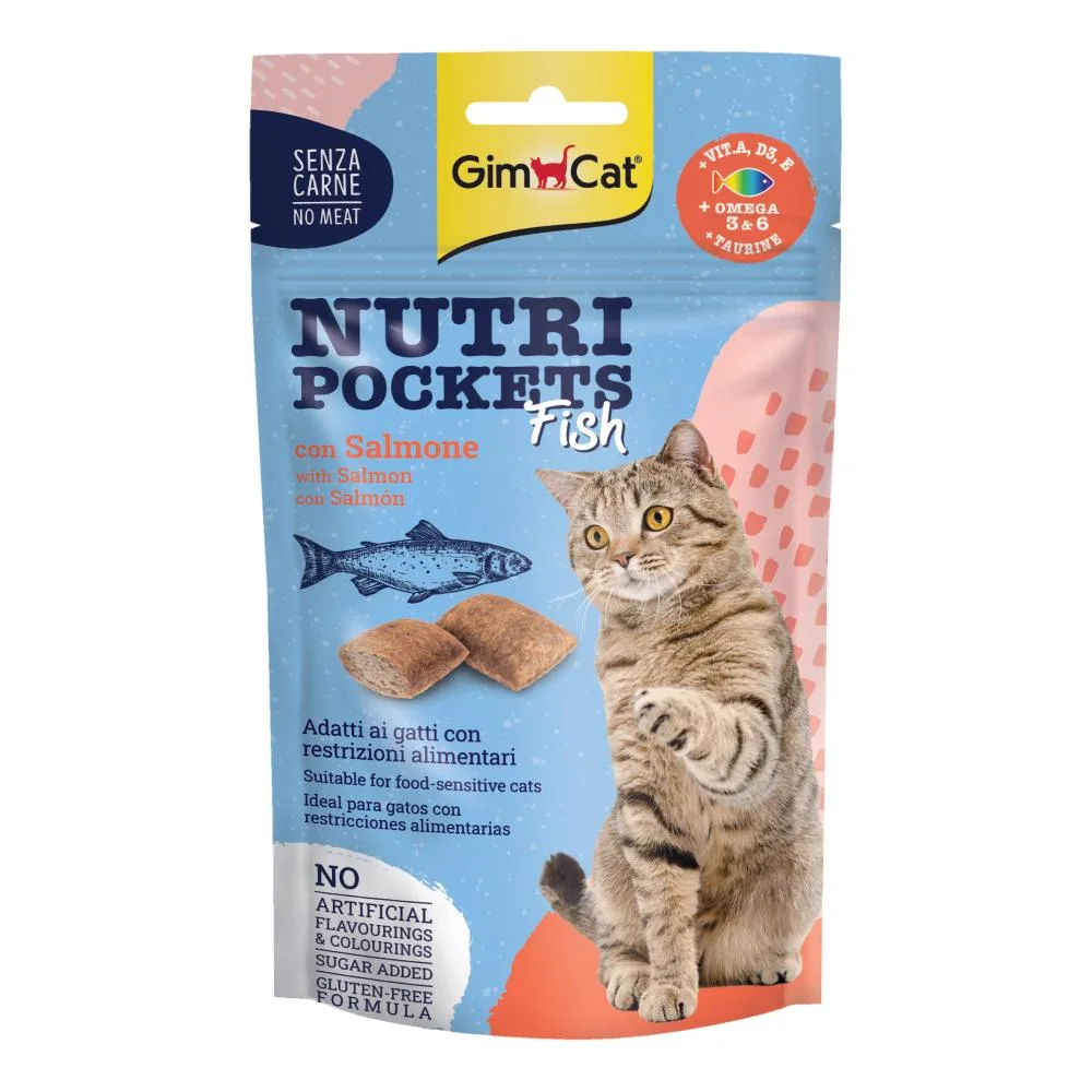 Gimcat nutri pockets fish salm — confronto prezzi