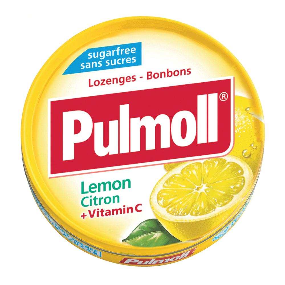 Pulmoll limone+vit c senza zucchero 45 g