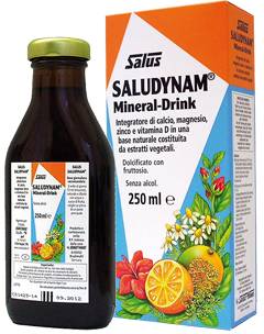 Salus Haus Saludynam Fluido Integratore Tonico Calcio Magnesio e Zinco, 250ml