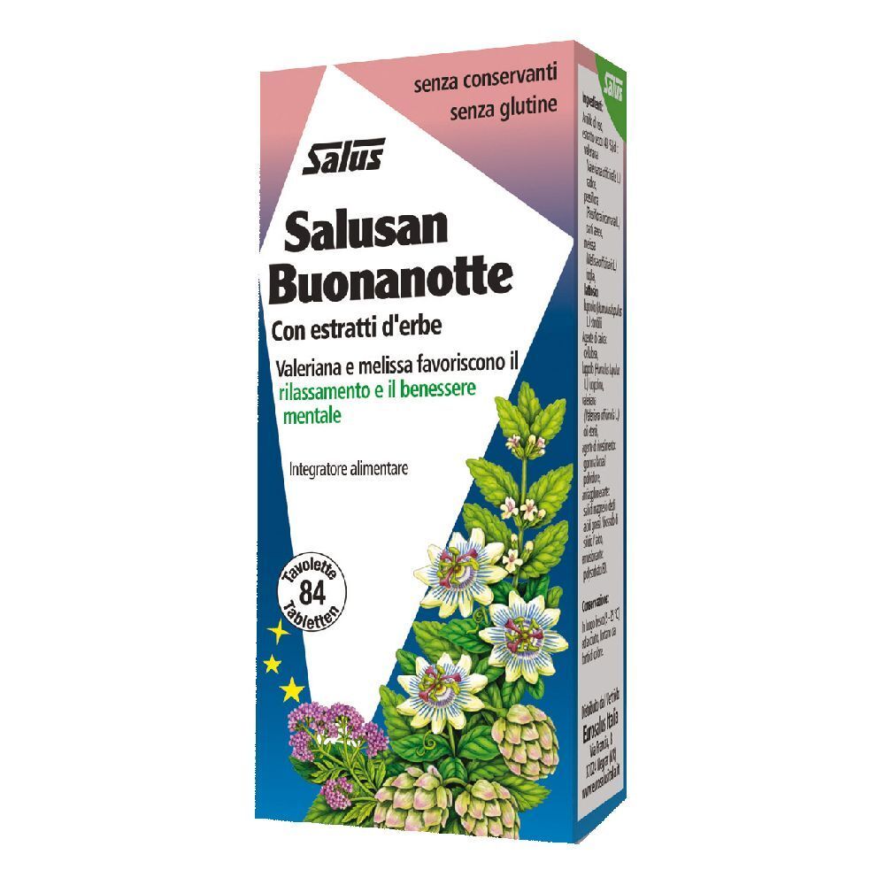 Saluz Salusan Buonanotte Tavolette 84 pz Compresse masticabili — confronto prezzi