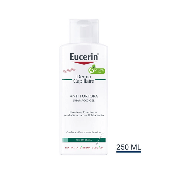 Eucerin DermoCapillaire Shampoo Gel Antiforfora Grassa 250 ml — confronto prezzi