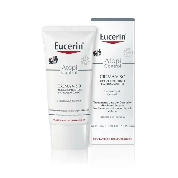 Eucerin AtopiControl Crema Viso Lenitiva Antiprurito Pelle Atopica 50 ml