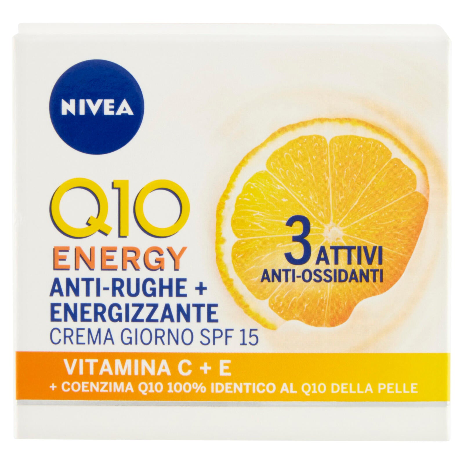 Nivea Q10 Energy Anti-rughe + Energizzante Crema Giorno Spf 15 Con 3 Attivi Antiossidanti 50ml