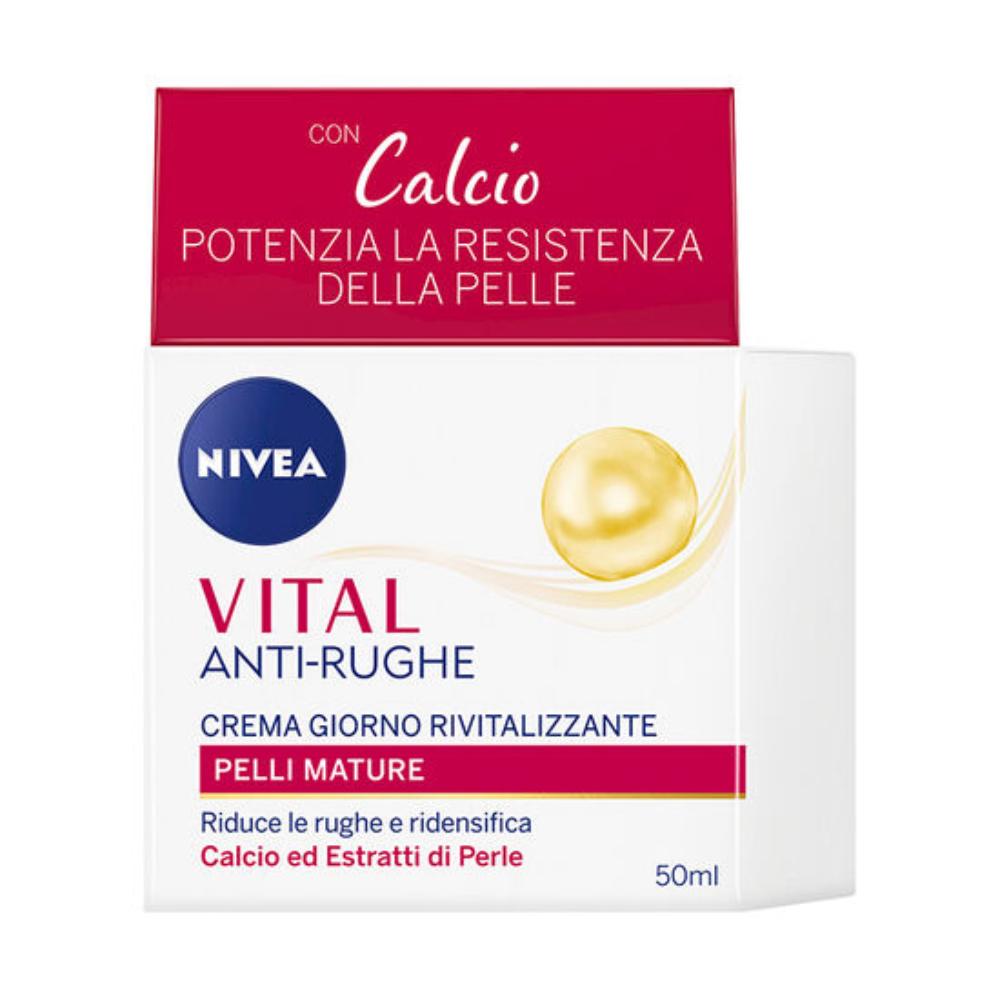 Nivea Vital Antirughe Crema Giorno Rivitalizzante Viso Per Pelli Mature 50 ml