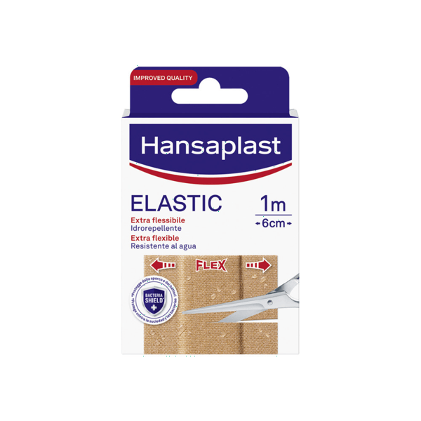 Hansaplast Cerotto In Striscia Elastic Extra Flessibile 6 Cm Lunghezza 1 M 10 Pezzi