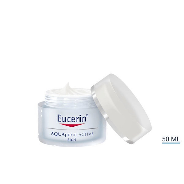 Eucerin Aquaporin Active Crema Viso Rinfrescante Viso Pelle Secca 50 ml — confronto prezzi