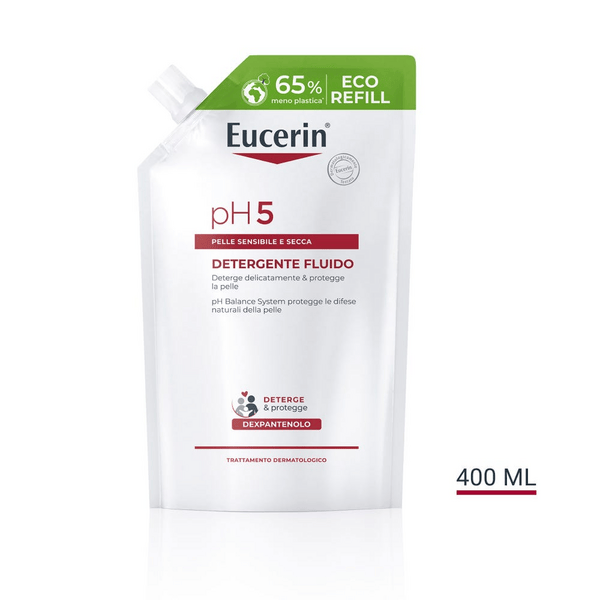 Eucerin pH5 Olio Detergente Doccia Pelle Secca 400 ml REFILL