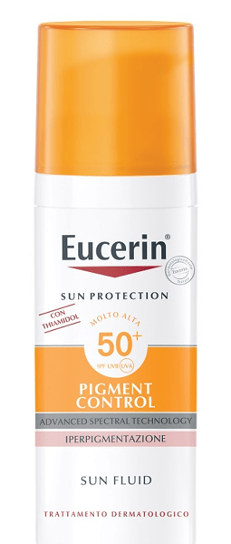 Eucerin Sun Fluid Pigment Control SPF 50+ Crema Solare Antipigmentante 50 ml