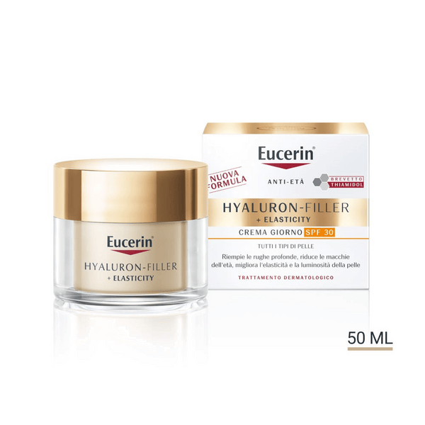 Eucerin Hyaluron Filler +Elasticity Crema Giorno SPF30 Antietà 50 ml Per Pelli Mature